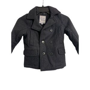 Solocate Youth Double Breasted‎ Wool Coat Size 3/4